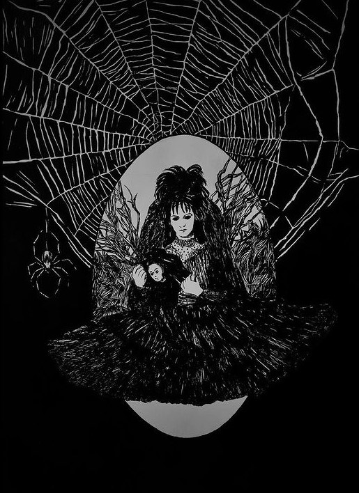 The Black Cvlt Lydia Deetz Beetlejuice Art Print Buy 3224